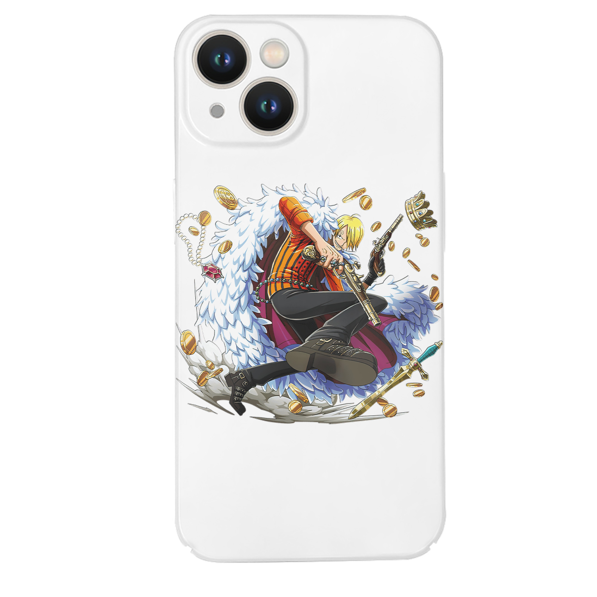（画像用） ワンピース サンジ ONE PIECE Sanji 【iPhone 14シリーズ対応】ハードケース